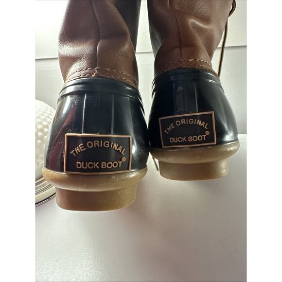The Original Duck Boot Women's Size 8.5 Sporto Arianna Brown Tan Rain Boots - Picture 9 of 9